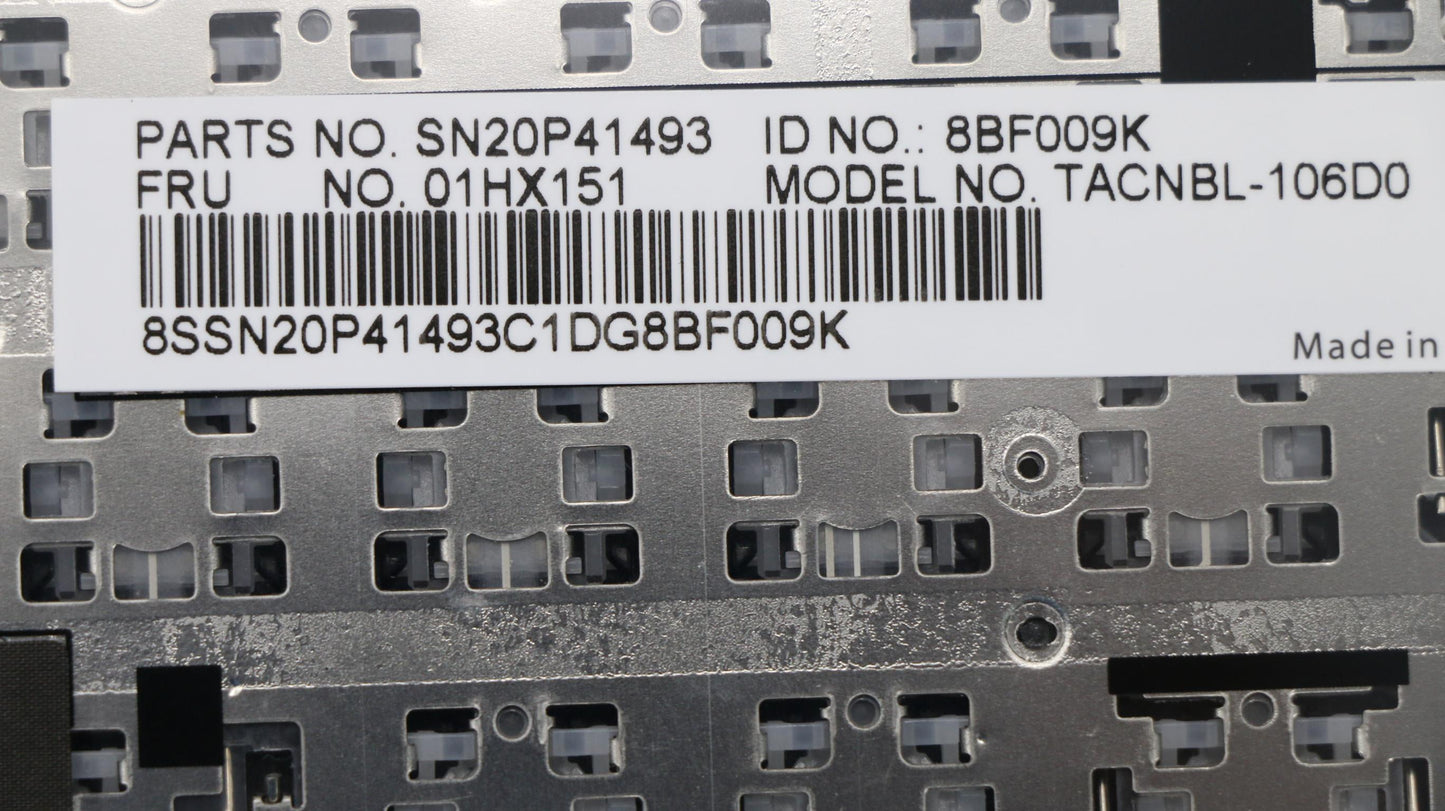 Lenovo Kb Lim16C96D04421 De Lts2 Nbl - 01HX151