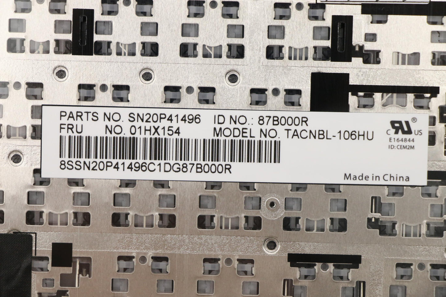 Lenovo Kb Lim16C96Hu4421 Hu Lts2 Nbl - 01HX154
