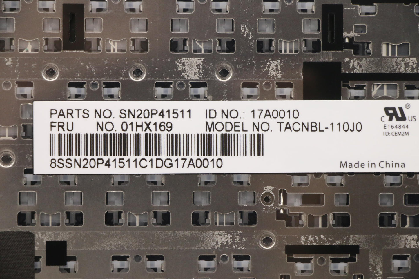 Lenovo Kb Lim16C90J04421 Jp Lts2 Nbl - 01HX169
