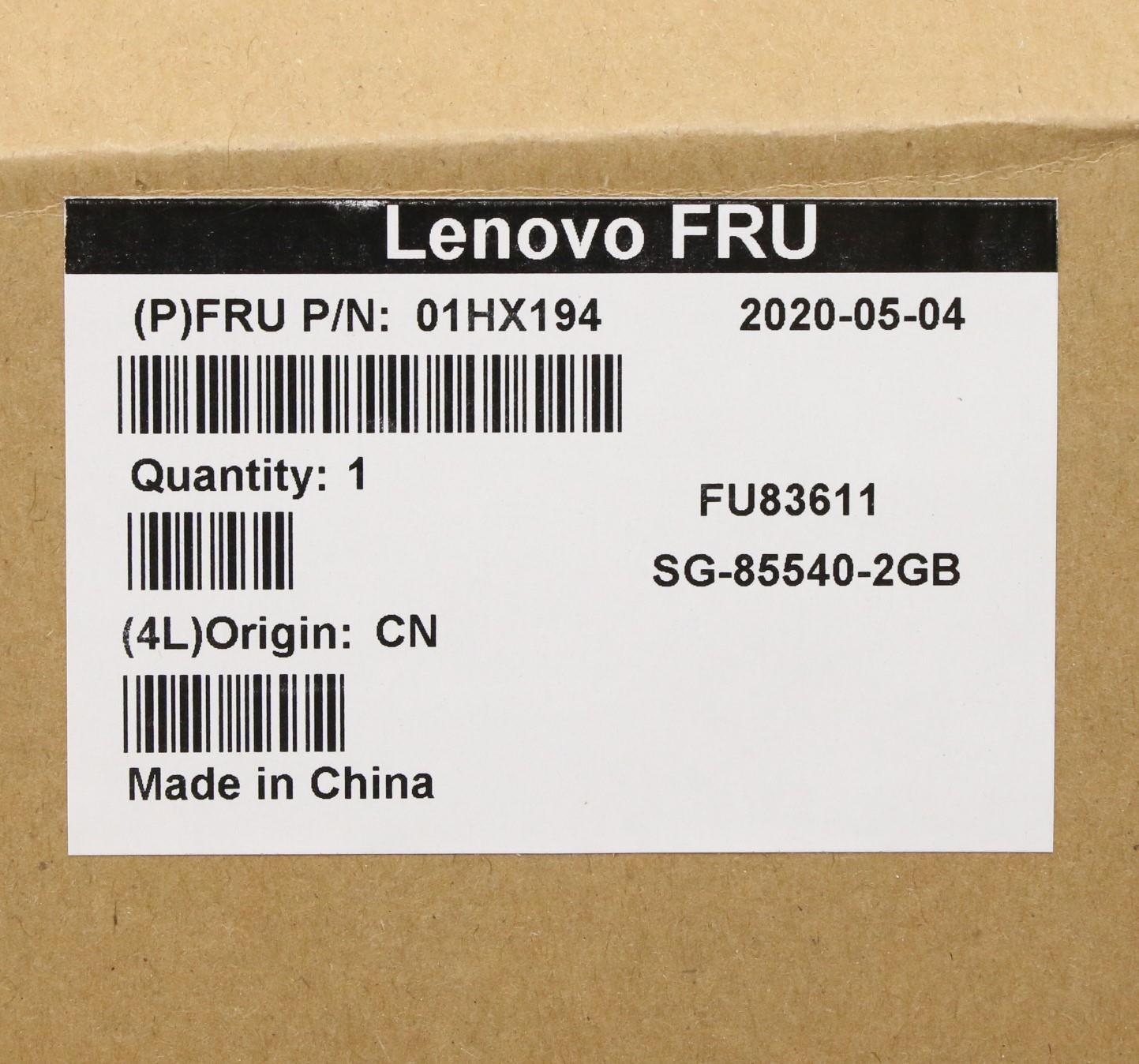 Lenovo 01HX194 Kb Sg855402Ga Hu Lts2 Nbl Lite