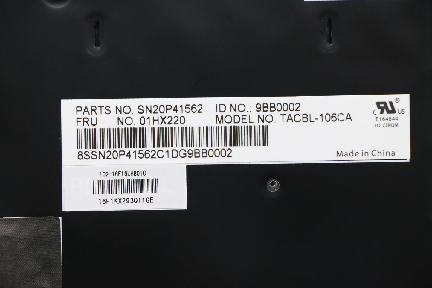 Lenovo Keyboard - 01HX220