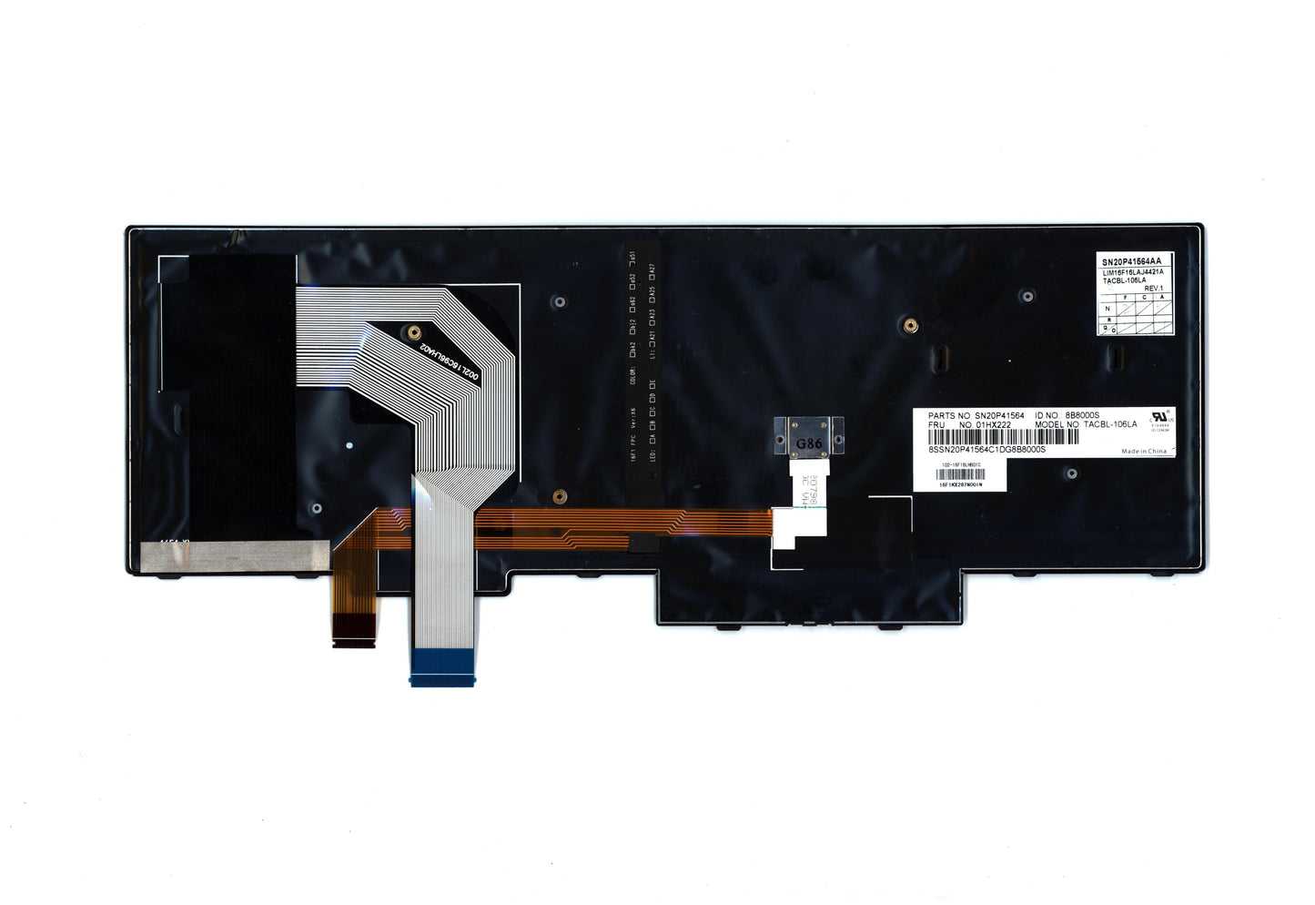 Lenovo Kb Lim16F16Laj4421 Las Lts2 Bl - 01HX222
