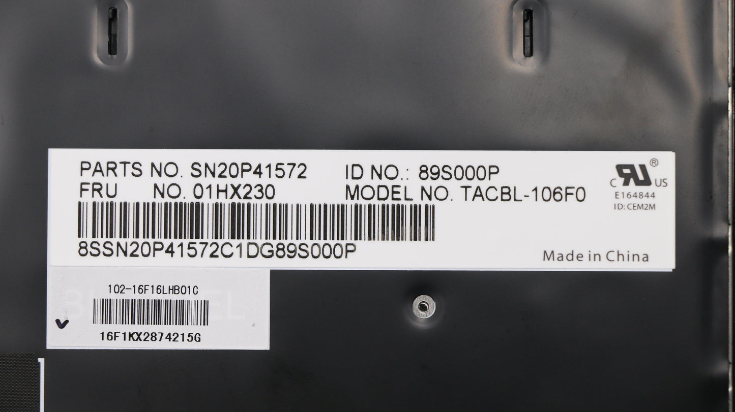 Lenovo Kb Lim16F16F0J4421 Fr Lts2 Bl - 01HX230