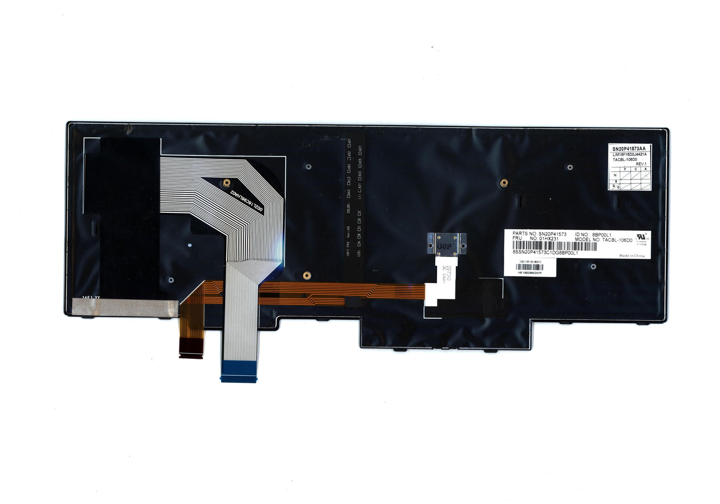 Lenovo Kb Lim16F16D0J4421 De Lts2 Bl - 01HX231