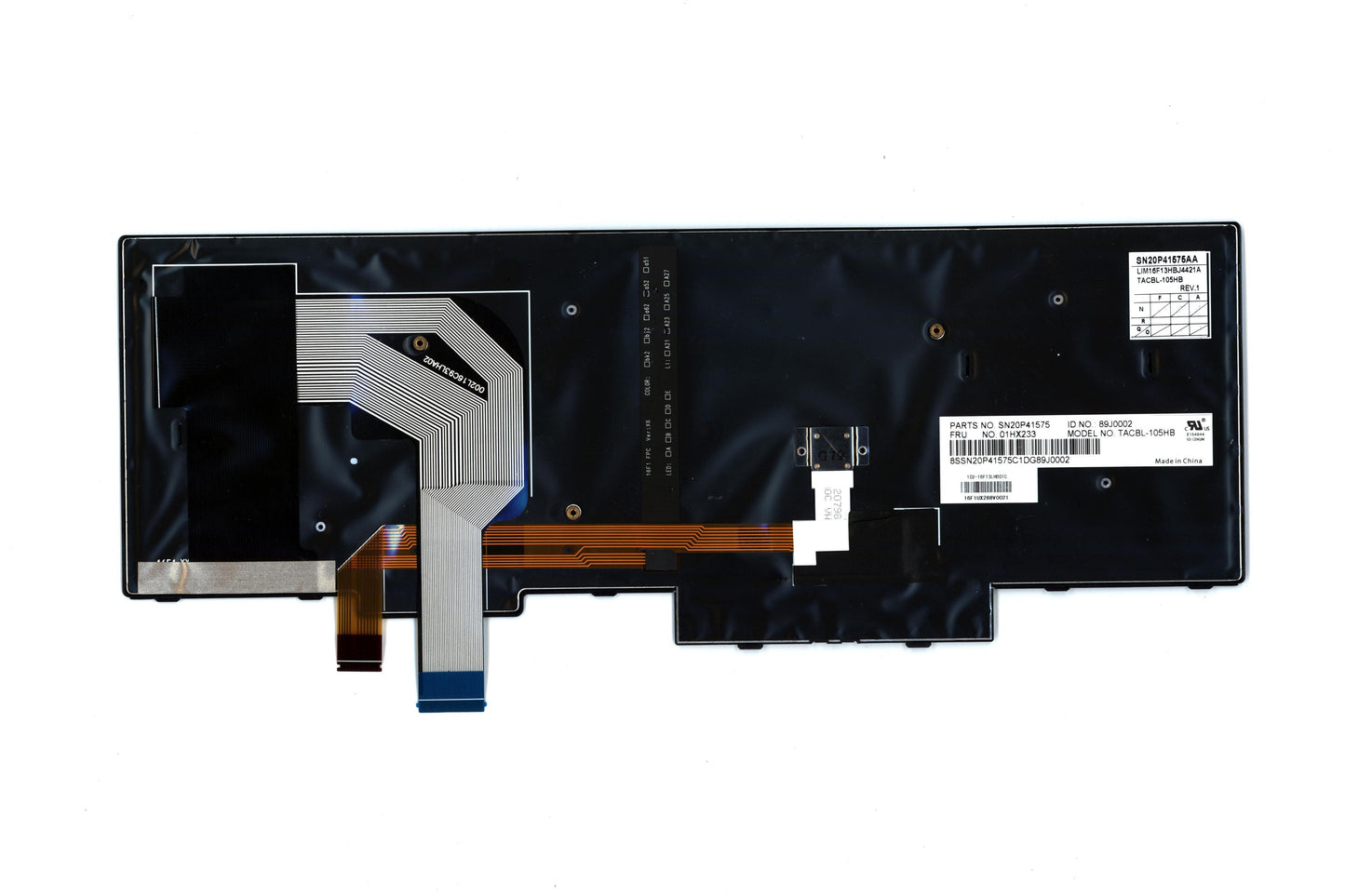 Lenovo Kb Lim16F13Hbj4421 Il Lts2 Bl - 01HX233