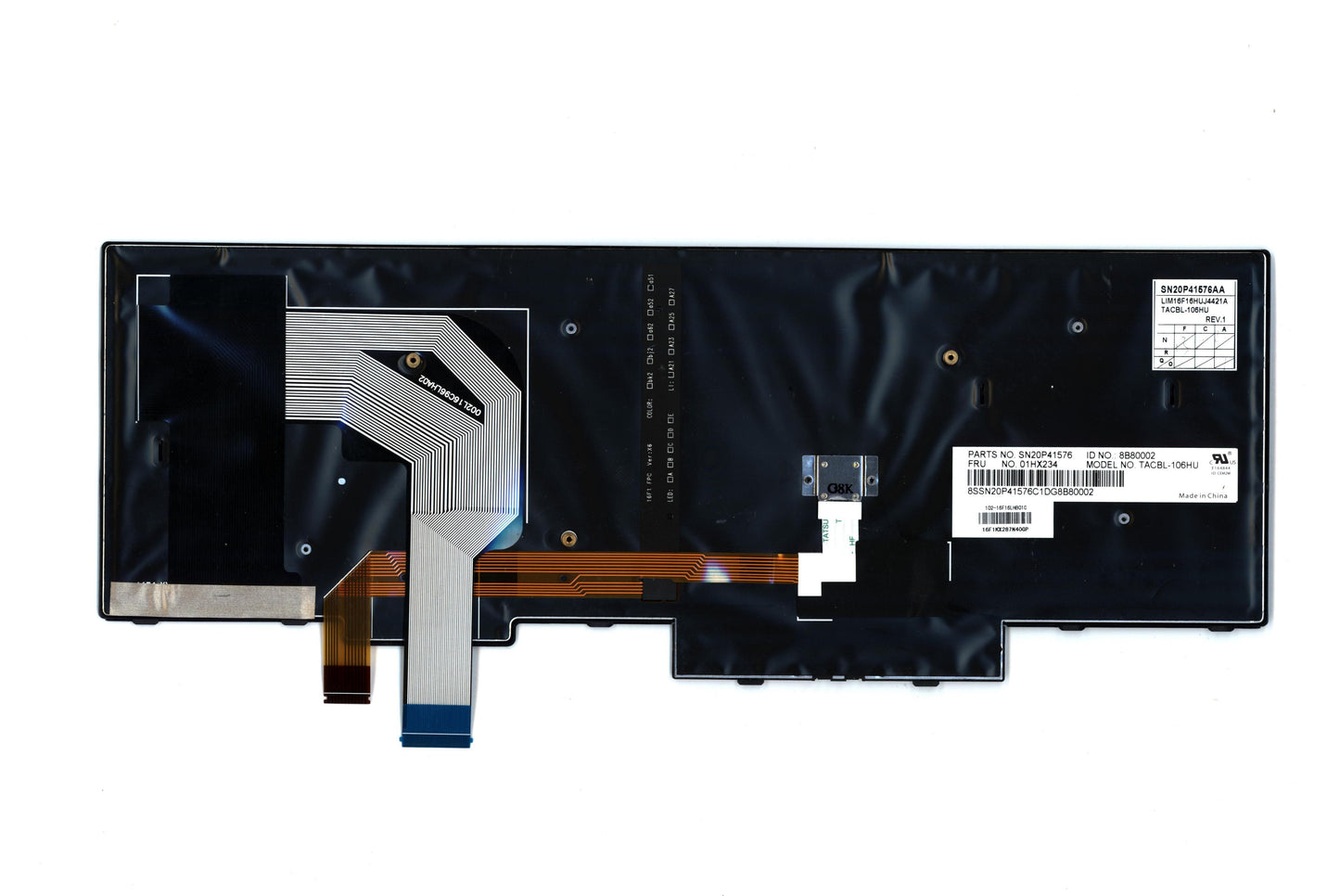 Lenovo Kb Lim16F16Huj4421 Hu Lts2 Bl - 01HX234