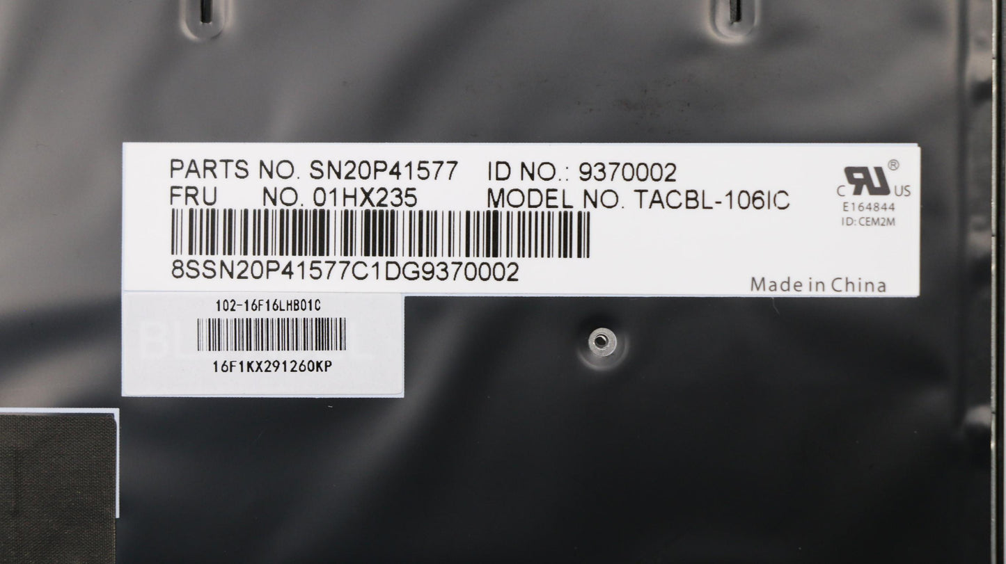 Lenovo Kb Lim16F16Icj4421 Is Lts2 Bl - 01HX235