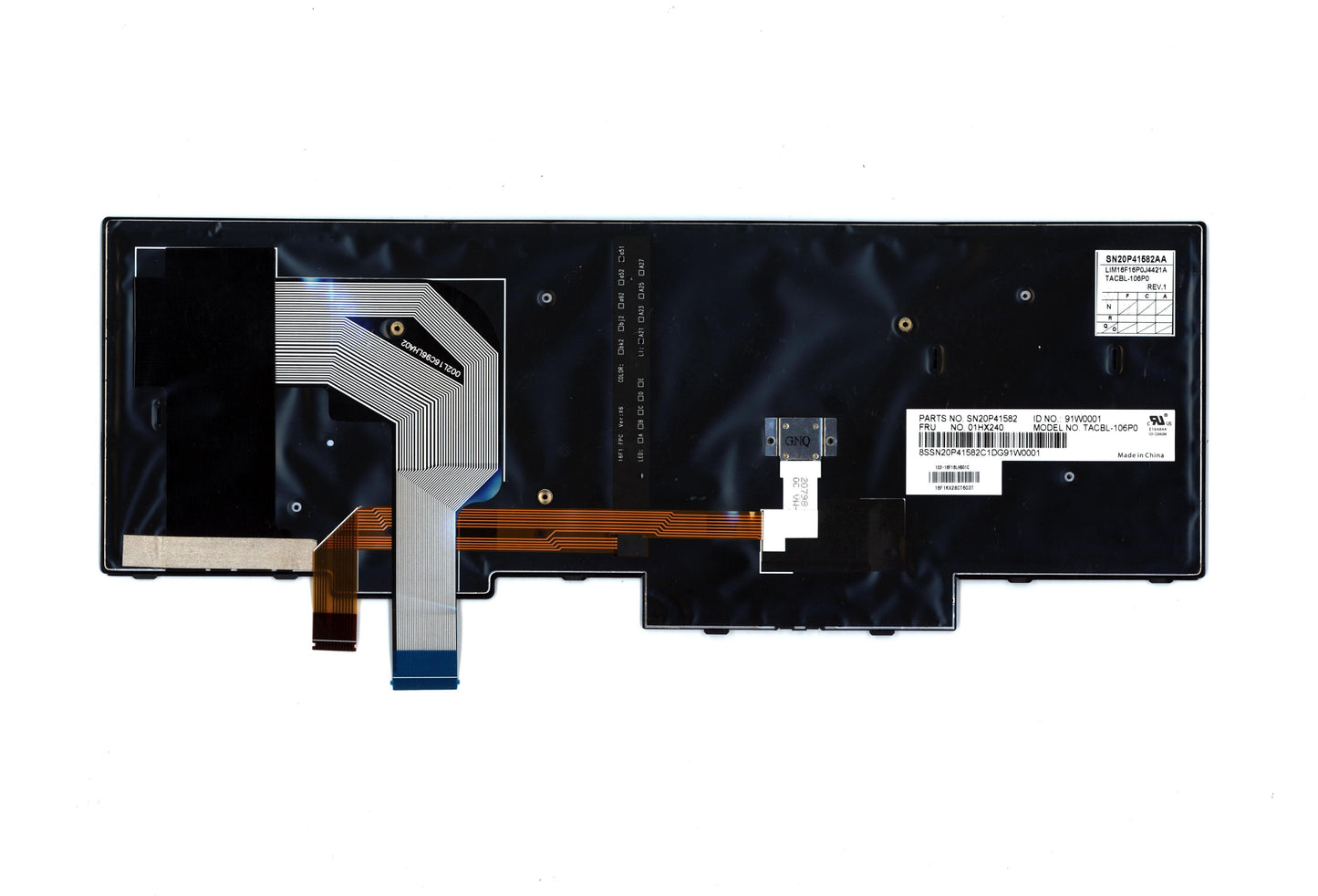 Lenovo Kb Lim16F16P0J4421 Pt Lts2 Bl - 01HX240