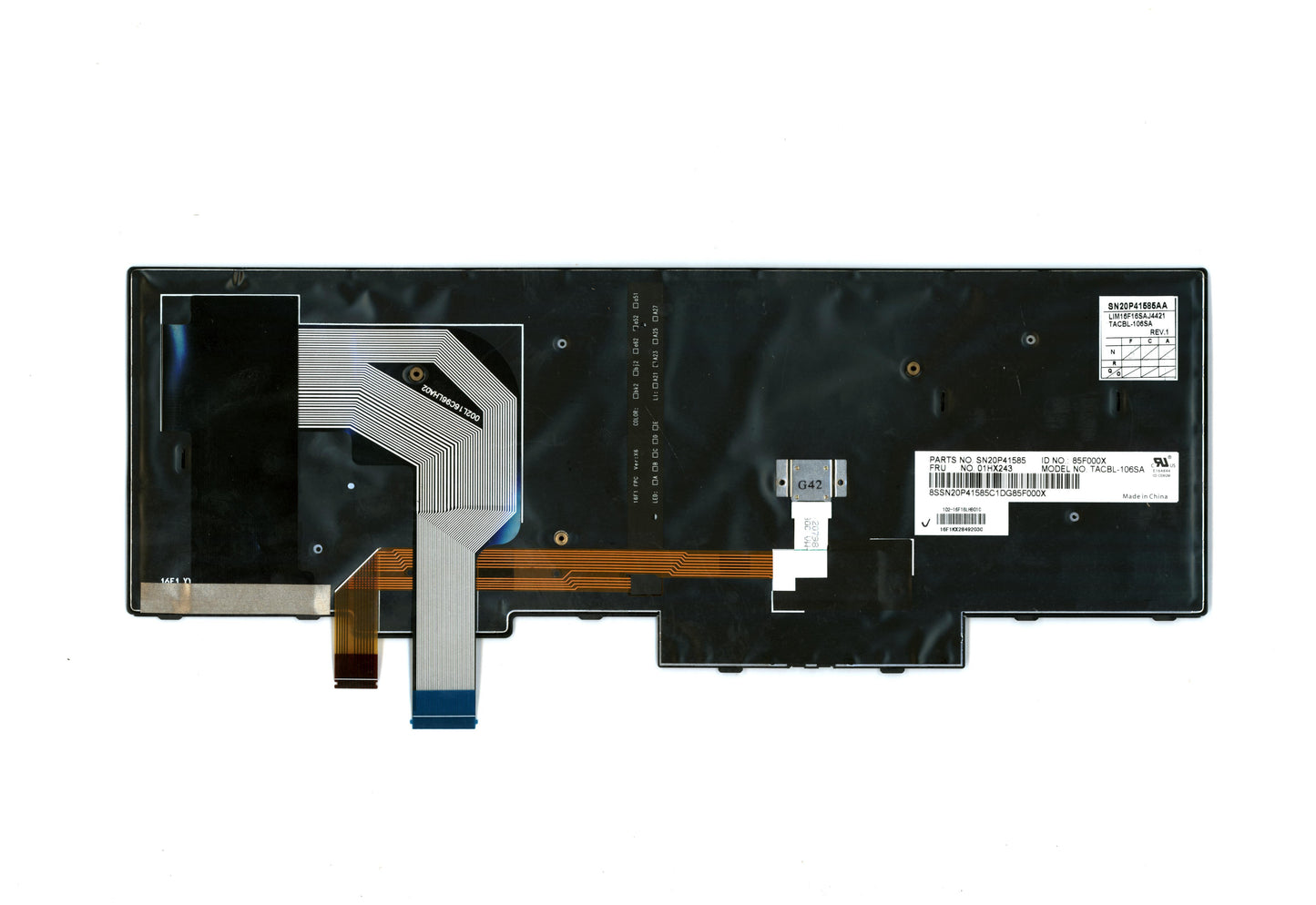 Lenovo Kb Lim16F16Saj4421 Si Lts2 Bl - 01HX243
