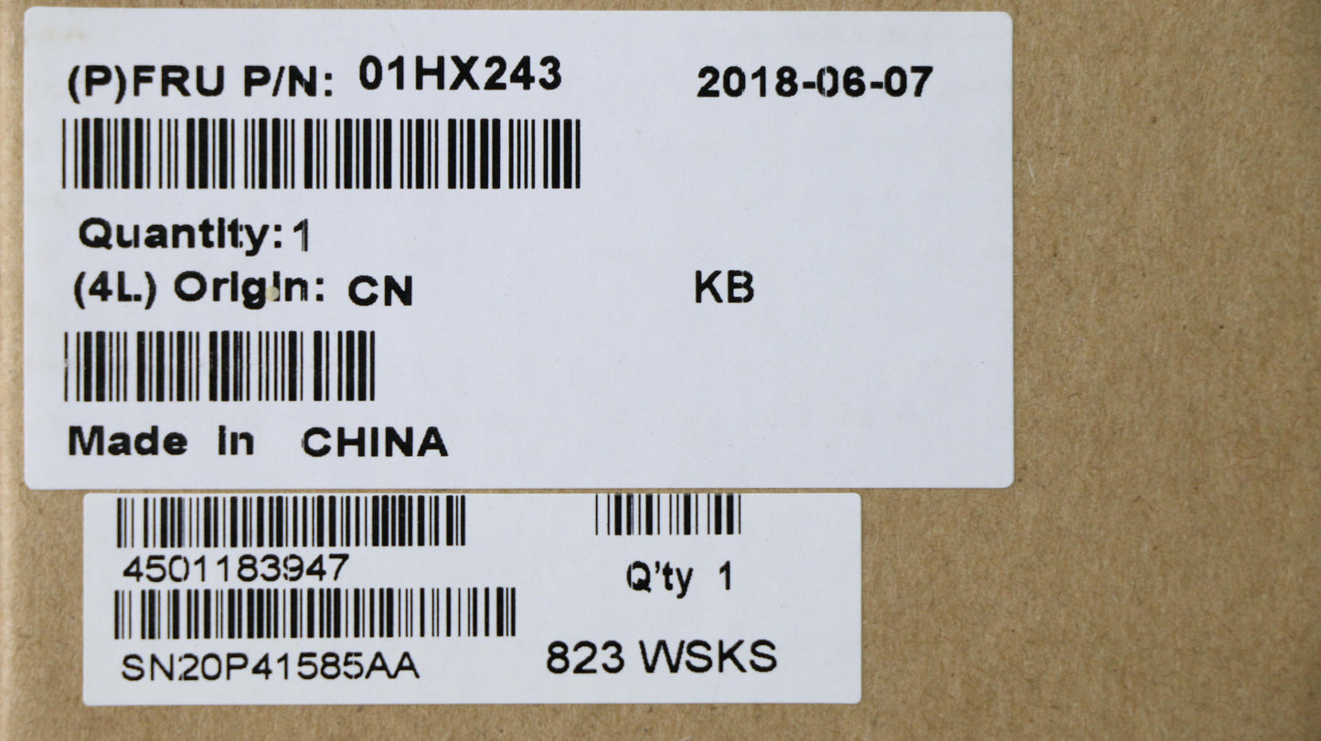 Lenovo Kb Lim16F16Saj4421 Si Lts2 Bl - 01HX243