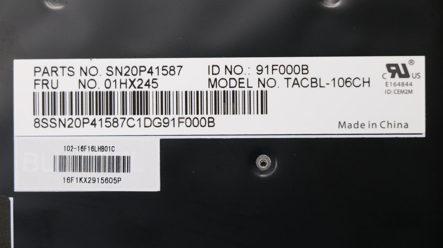Lenovo Kb Lim16F16Chj4421 Ch Lts2 Bl - 01HX245