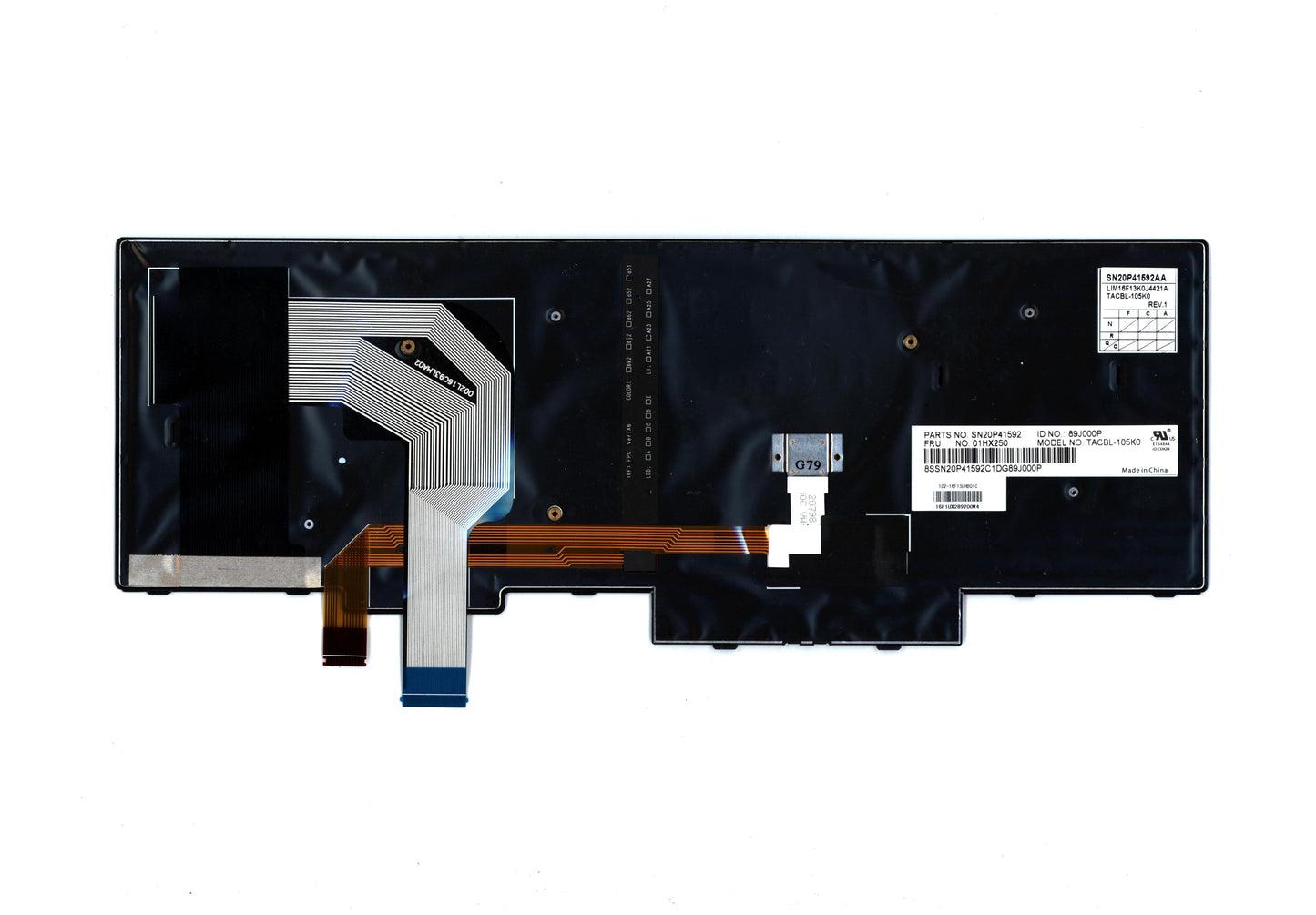 Lenovo Kb Lim16F13K0J4421 Kr Lts2 Bl - 01HX250