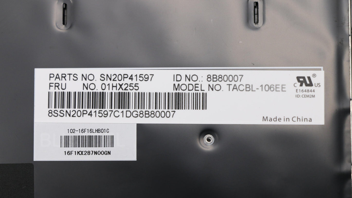 Lenovo Kb Lim16F16Eej4421 Ee Lts2 Bl - 01HX255