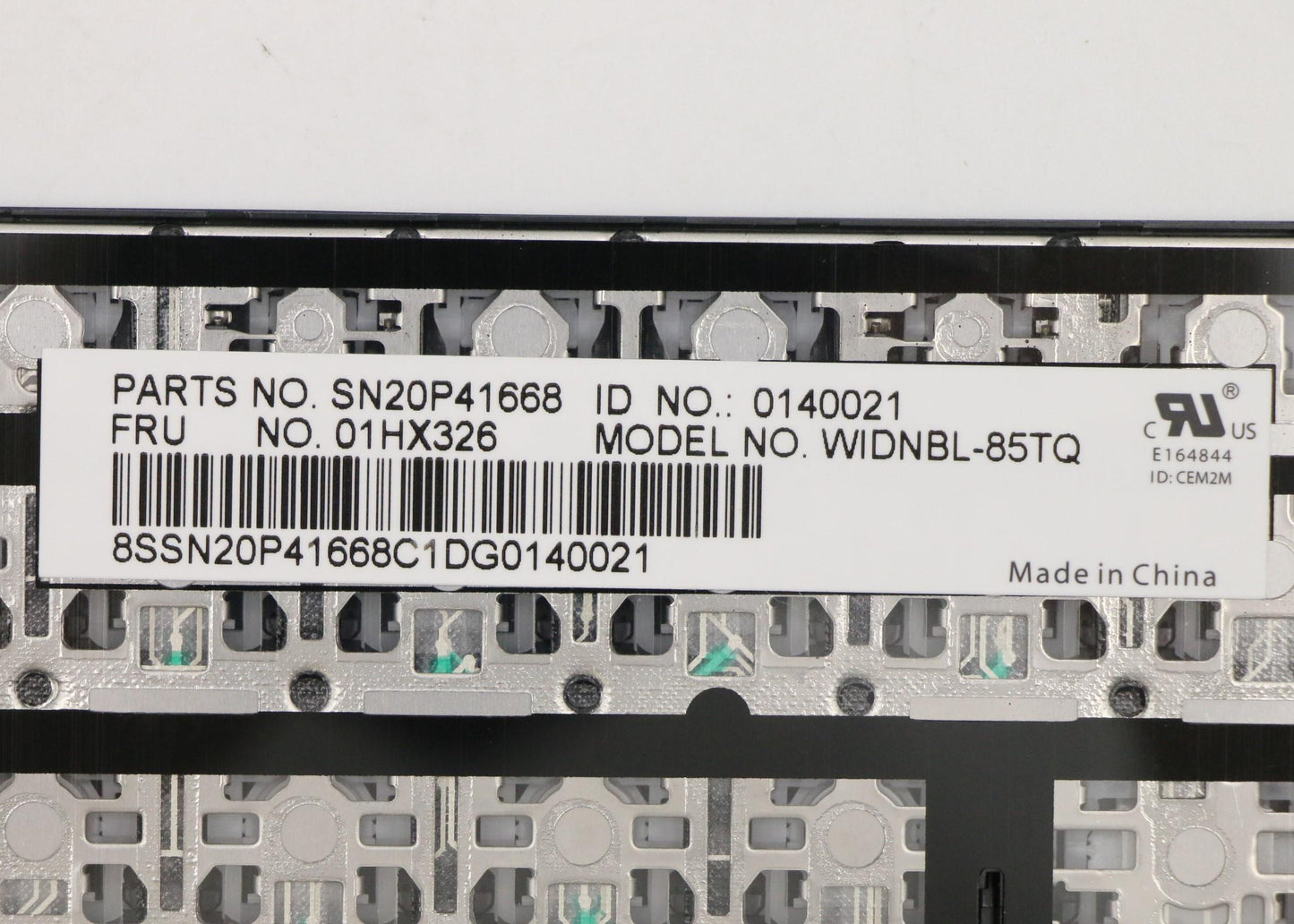 Lenovo Et480 Kb Chy Nbl Kb Tr - 01HX326