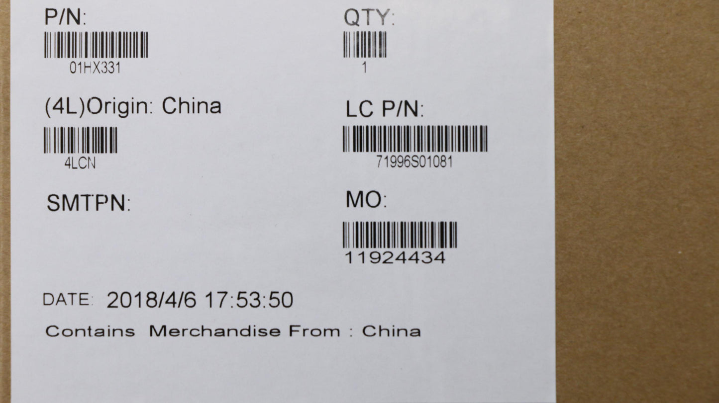 Lenovo Et480 Kb Chy Nbl Kb Tw - 01HX331