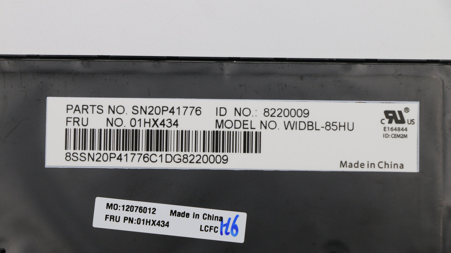 Lenovo Et480 Kb Chy Bl Kb Hu - 01HX434