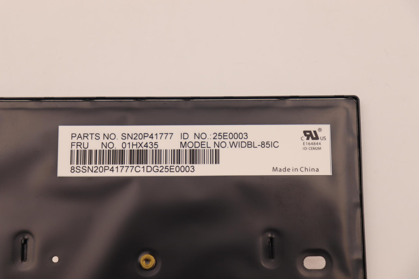 Lenovo Et480 Kb Chy Bl Kb Is - 01HX435
