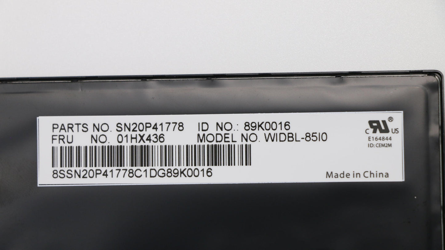 Lenovo Et480 Kb Chy Bl Kb It - 01HX436