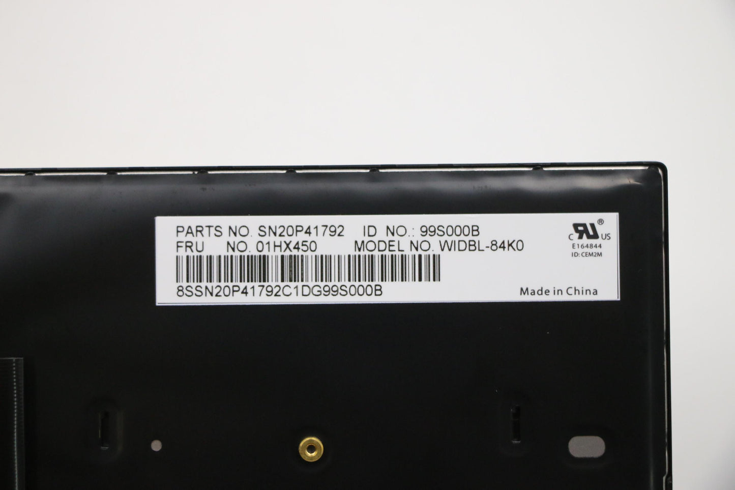 Lenovo Et480 Kb Chy Bl Kb Kr - 01HX450