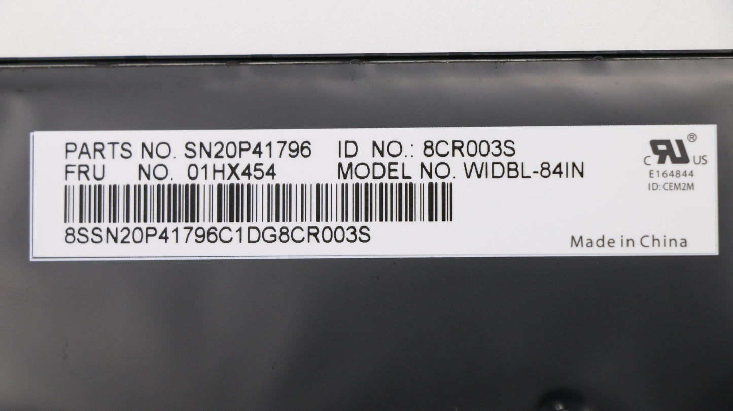 Lenovo Et480 Kb Chy Bl Kb In - 01HX454