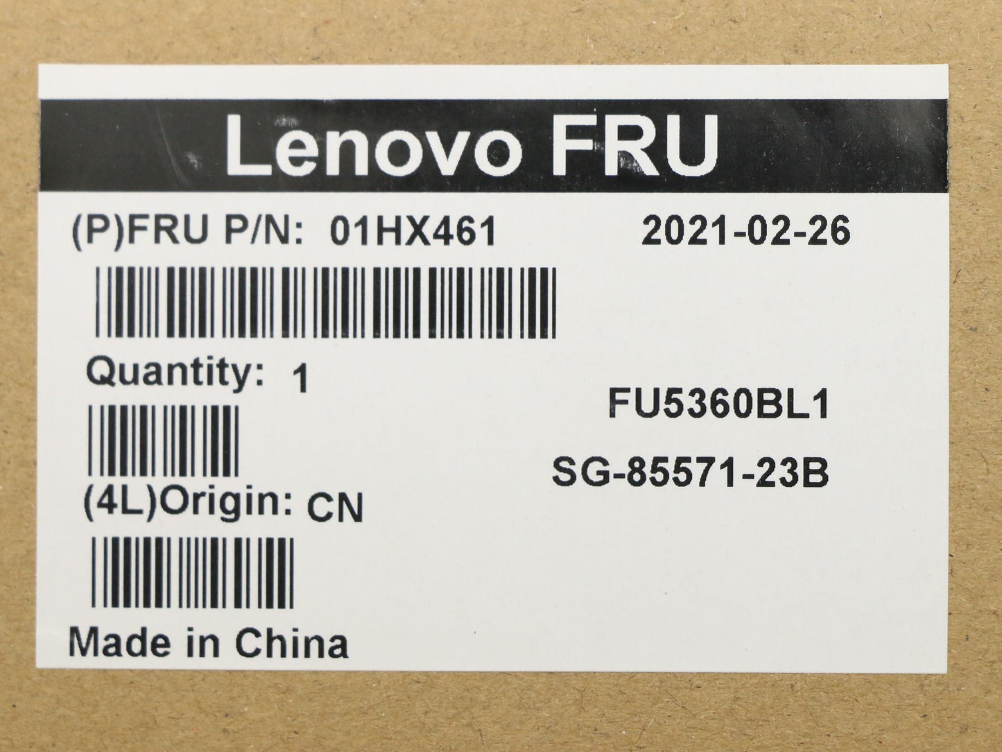 Lenovo 01HX461 Et480 Kb Ltn Bl Kb Cfr