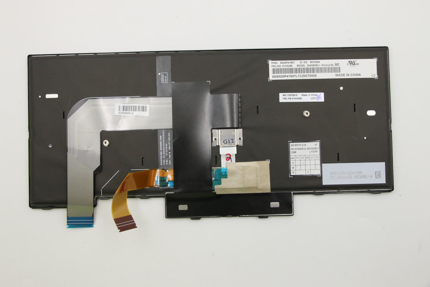 Lenovo 01HX465 Et480 Kb Ltn Bl Kb Be