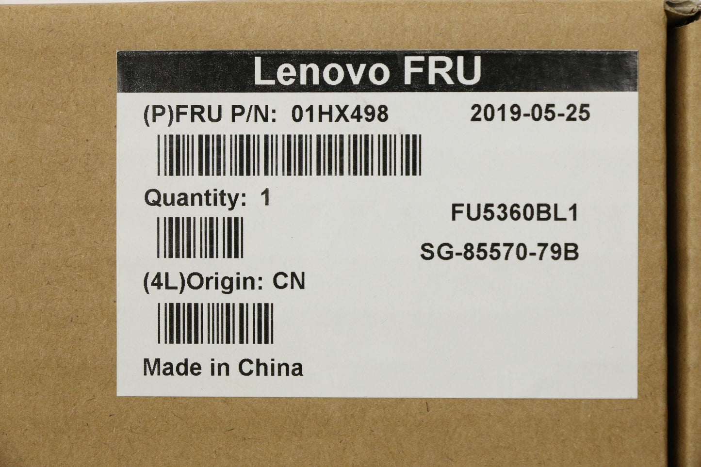 Lenovo 01HX498 Et480 Kb Ltn Bl Kb Nrd