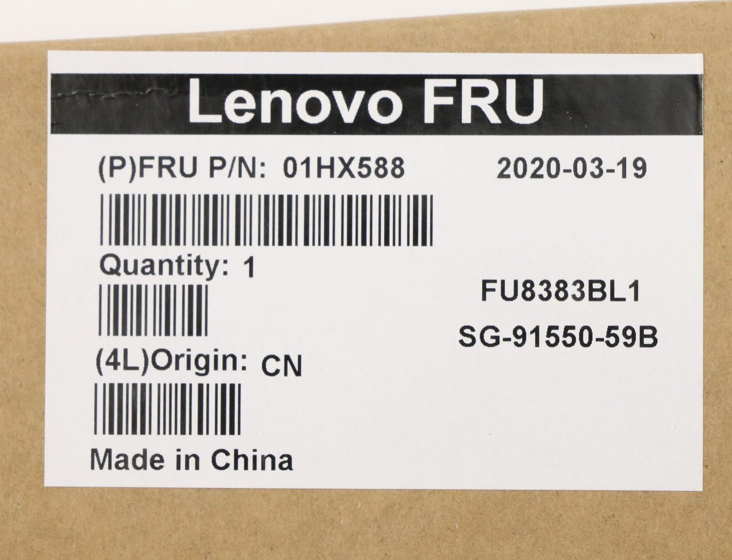 Lenovo Fru Como Sl Asm Ltn Kb-Bl Sv C - 01HX588