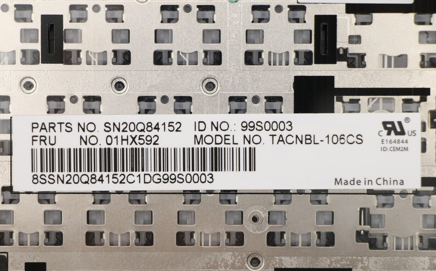 Lenovo Kb Lim16C96Cs4421 Czs Lts2 Nbl - 01HX592