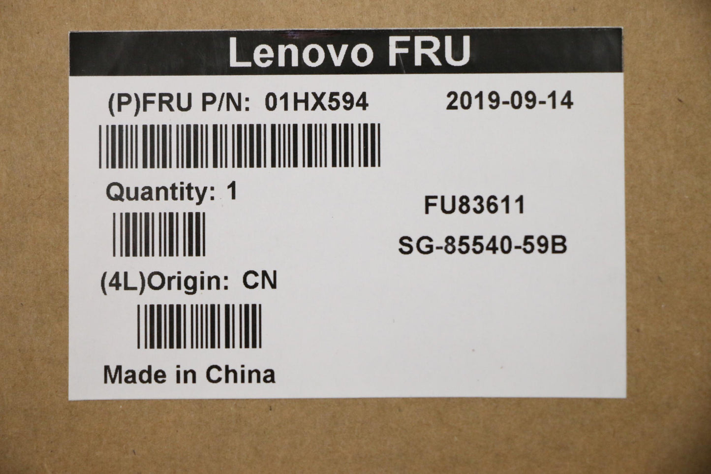 Lenovo 01HX594 Kb Sg8554059A Czs Lts2 Nbl Chi