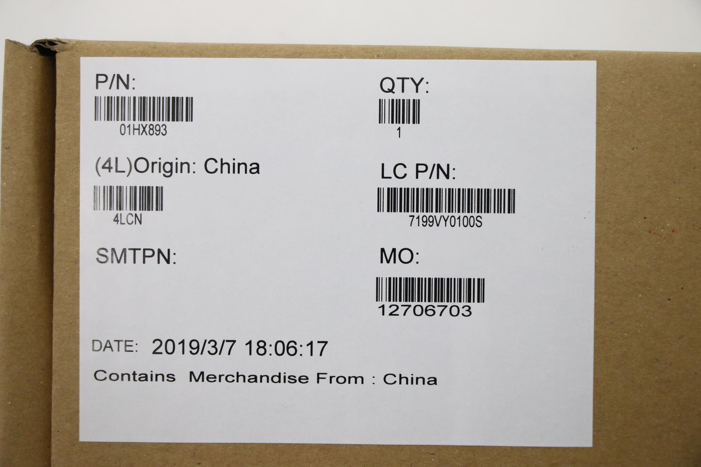 Lenovo Mb Win,I3-8145U,8Gb,Na,Yt,Ftpm - 01HX893
