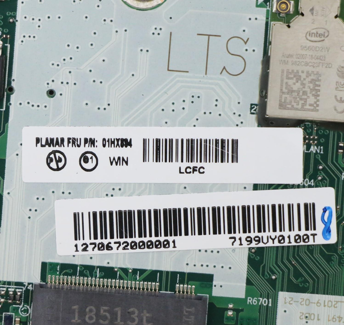 Lenovo Mb Win,I3-8145U,8Gb,Na,N-Tpm - 01HX894