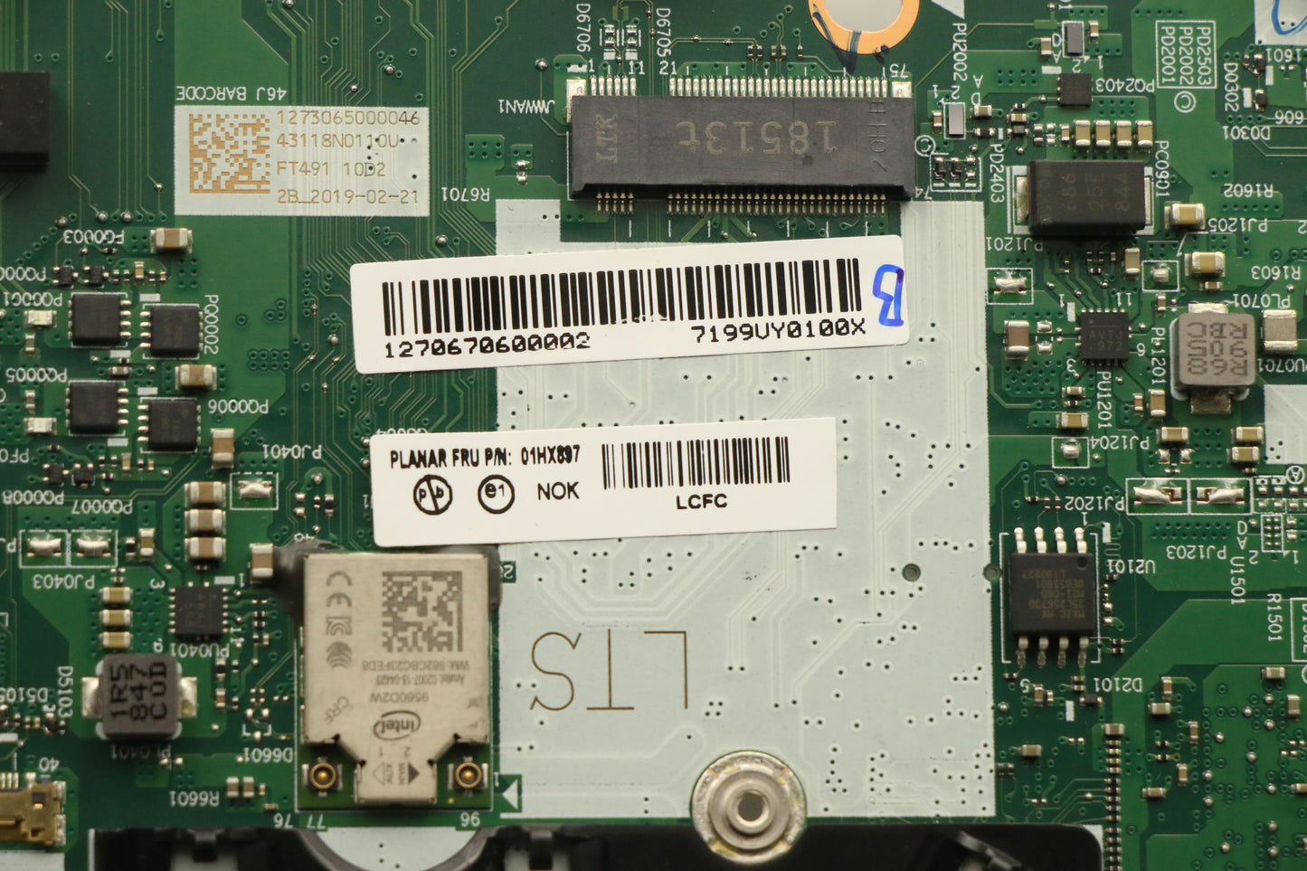 Lenovo Mb Nok,I3-8145U,8Gb,Na,N-Tpm - 01HX897