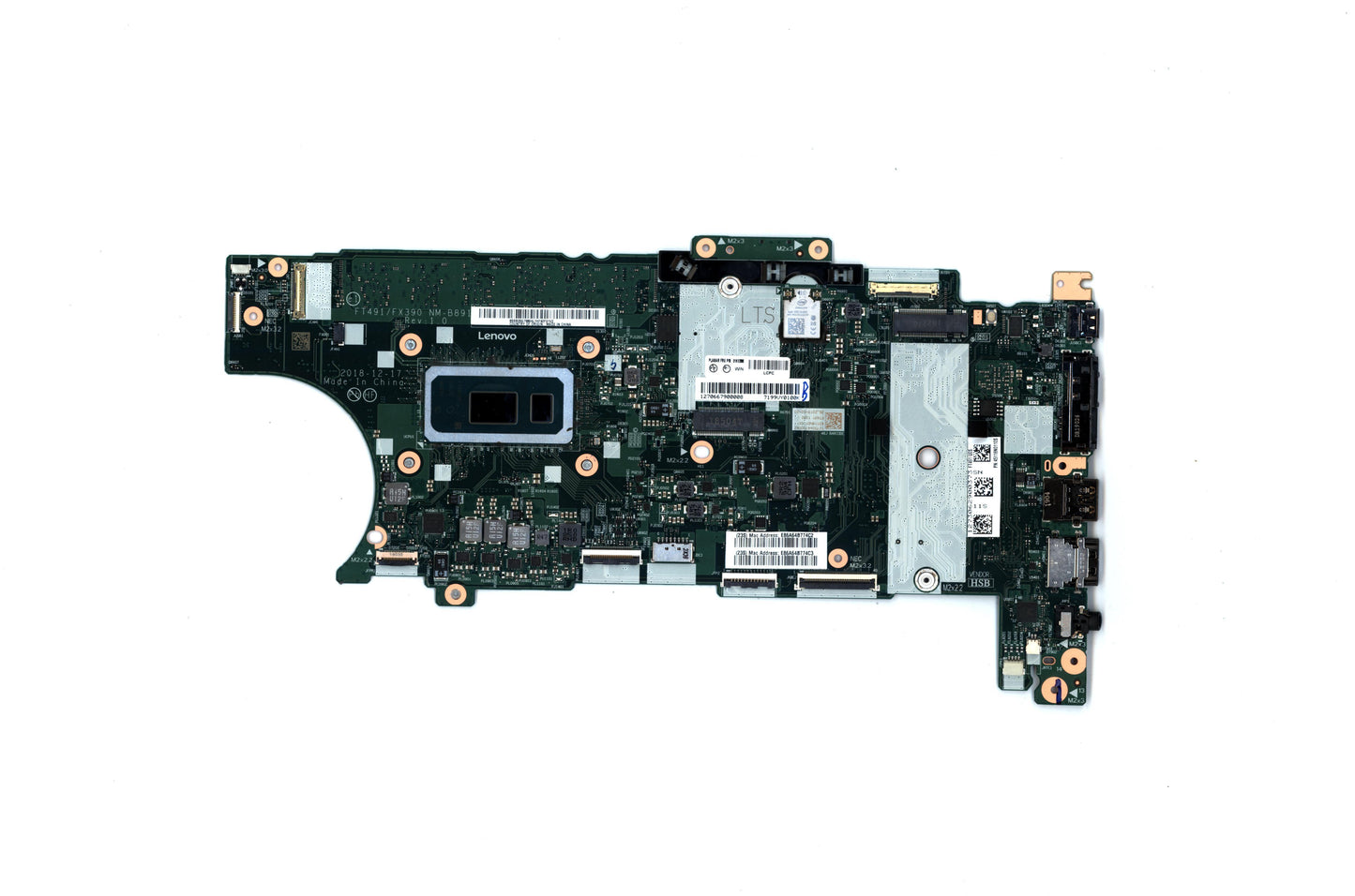 Lenovo (01HX898) System Board, Intel i5-8265U, 8GB RAM, 9560, yTPM2