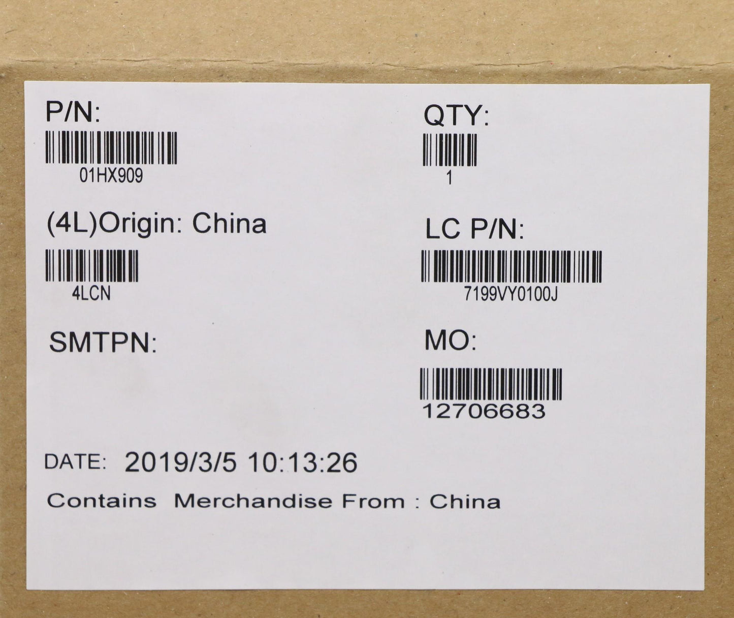 Lenovo Mb Nok,I5-8265U,16Gb,Na,N-Tpm - 01HX909