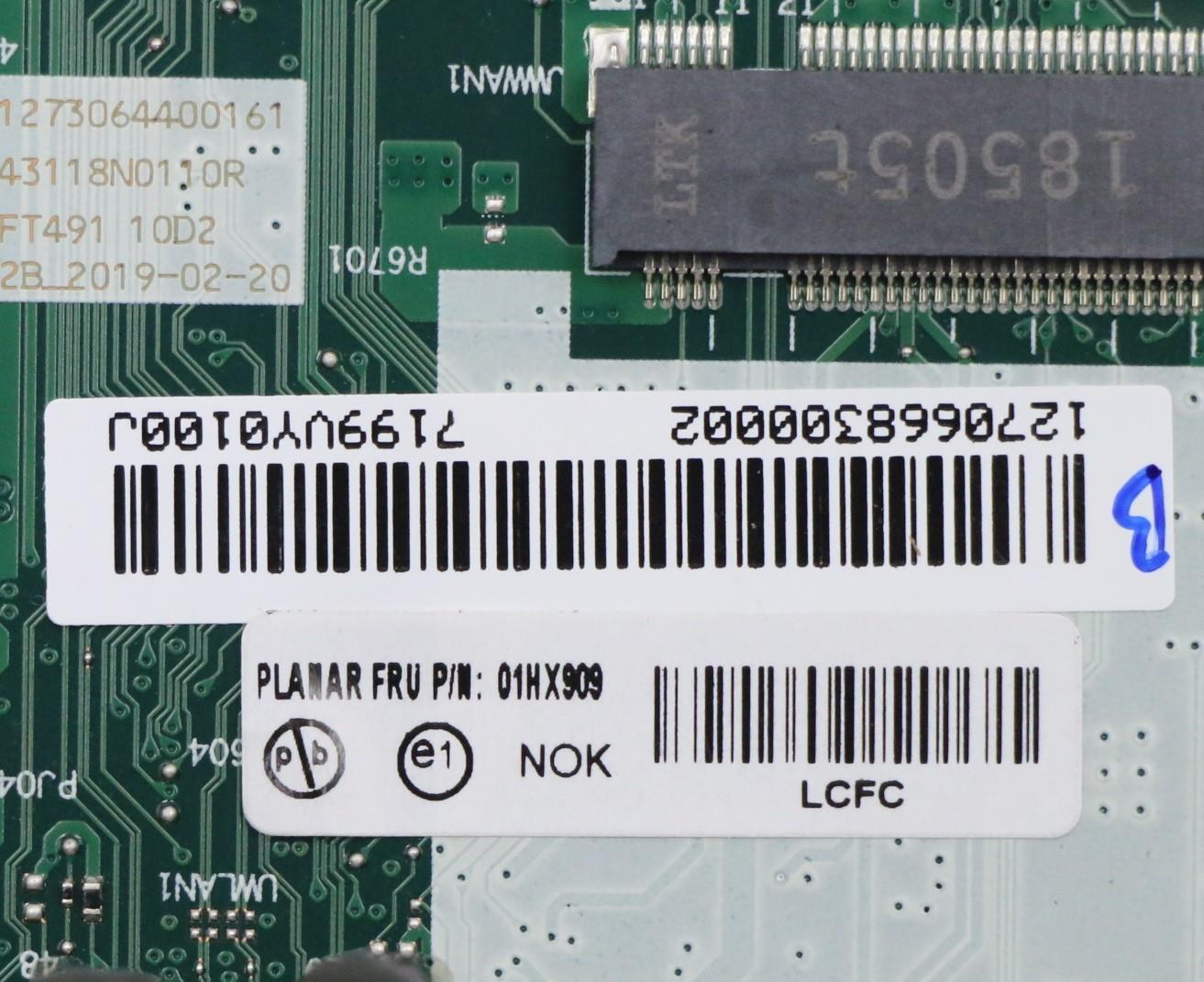 Lenovo Mb Nok,I5-8265U,16Gb,Na,N-Tpm - 01HX909