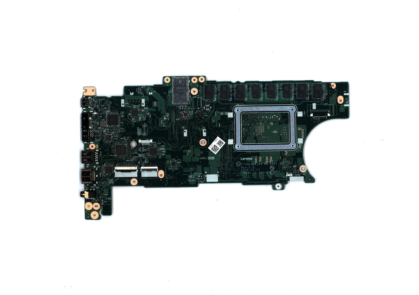 Lenovo (01HX916) Motherboard i7-8565U, 16GB RAM, TPM 2.0, Windows DPK