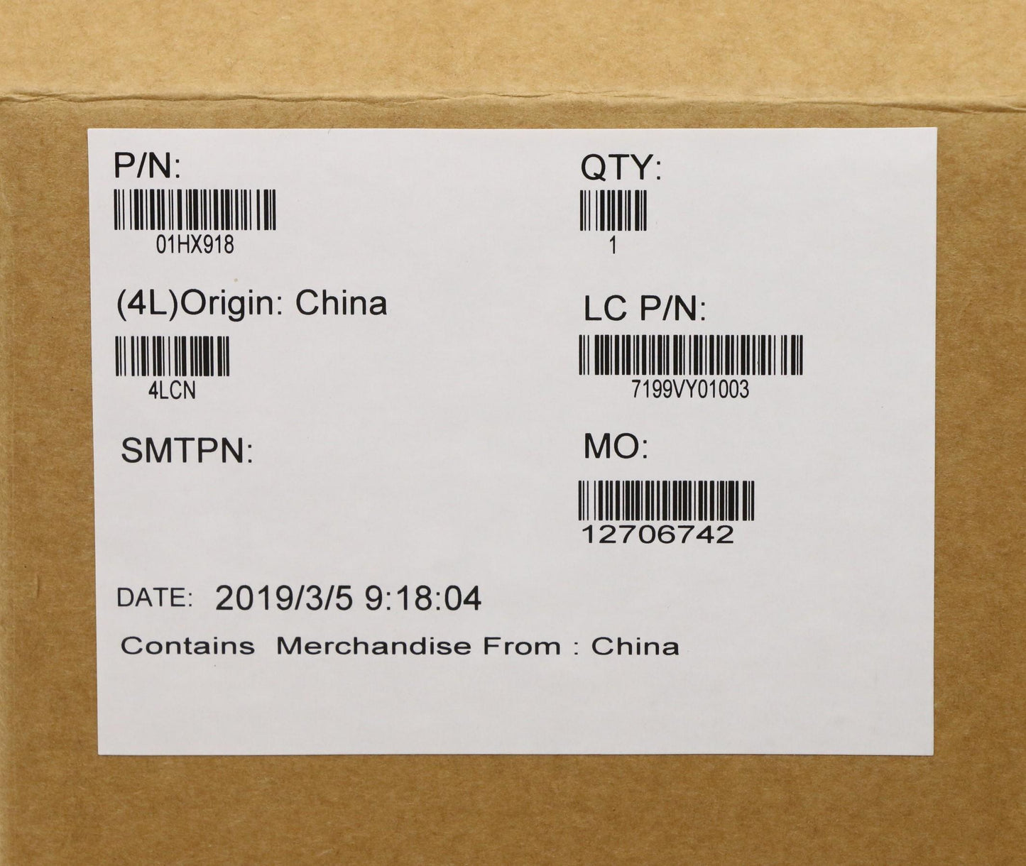Lenovo Mb Win,I7-8565U,16Gb,Na,N-Tpm - 01HX918