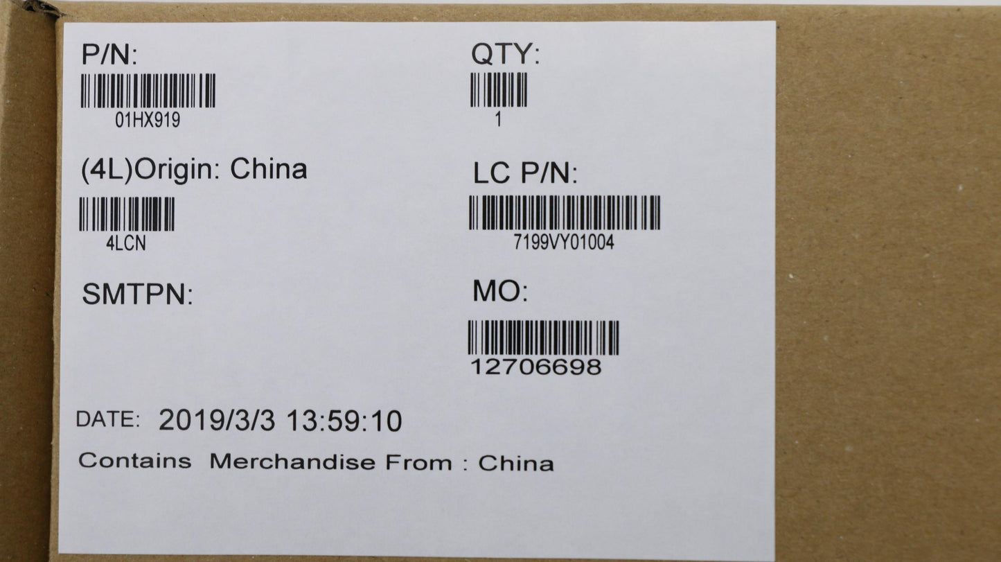 Lenovo Mb Nok,I7-8565U,16Gb,Na,Yt,Dtp - 01HX919