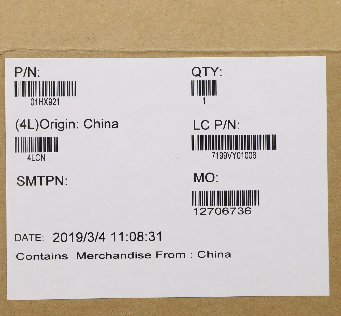 Lenovo Mb Nok,I7-8565U,16Gb,Na,N-Tpm - 01HX921