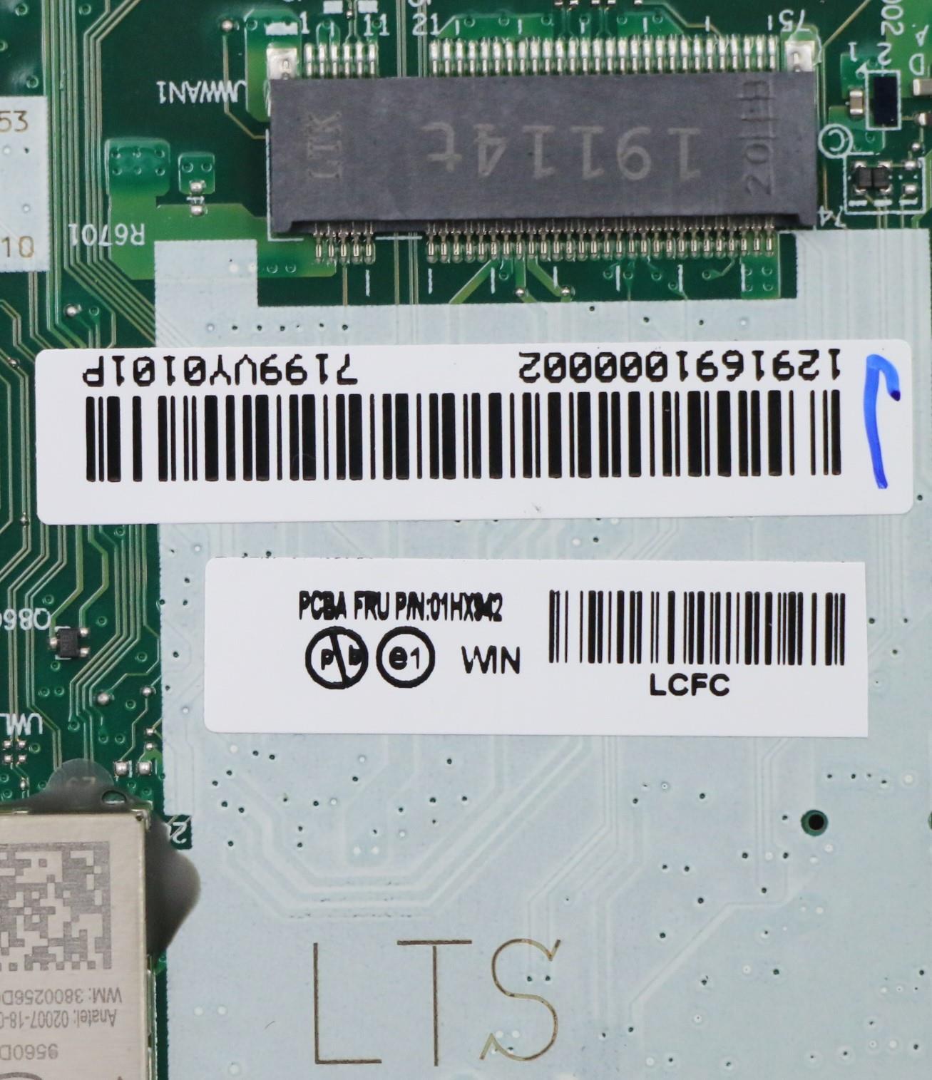 Lenovo Mb Win,I7-8665U,8Gb,Ya,N-Tpm - 01HX942