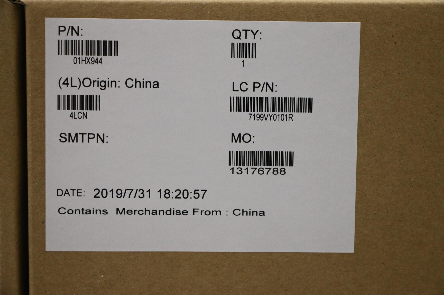 Lenovo Mb Nok,I7-8665U,8Gb,Ya,Yt,Ft2. - 01HX944