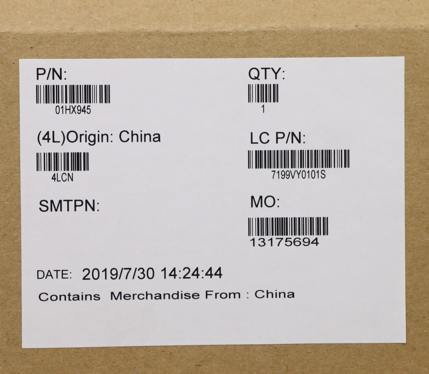 Lenovo Mb Nok,I7-8665U,8Gb,Ya,N-Tpm - 01HX945