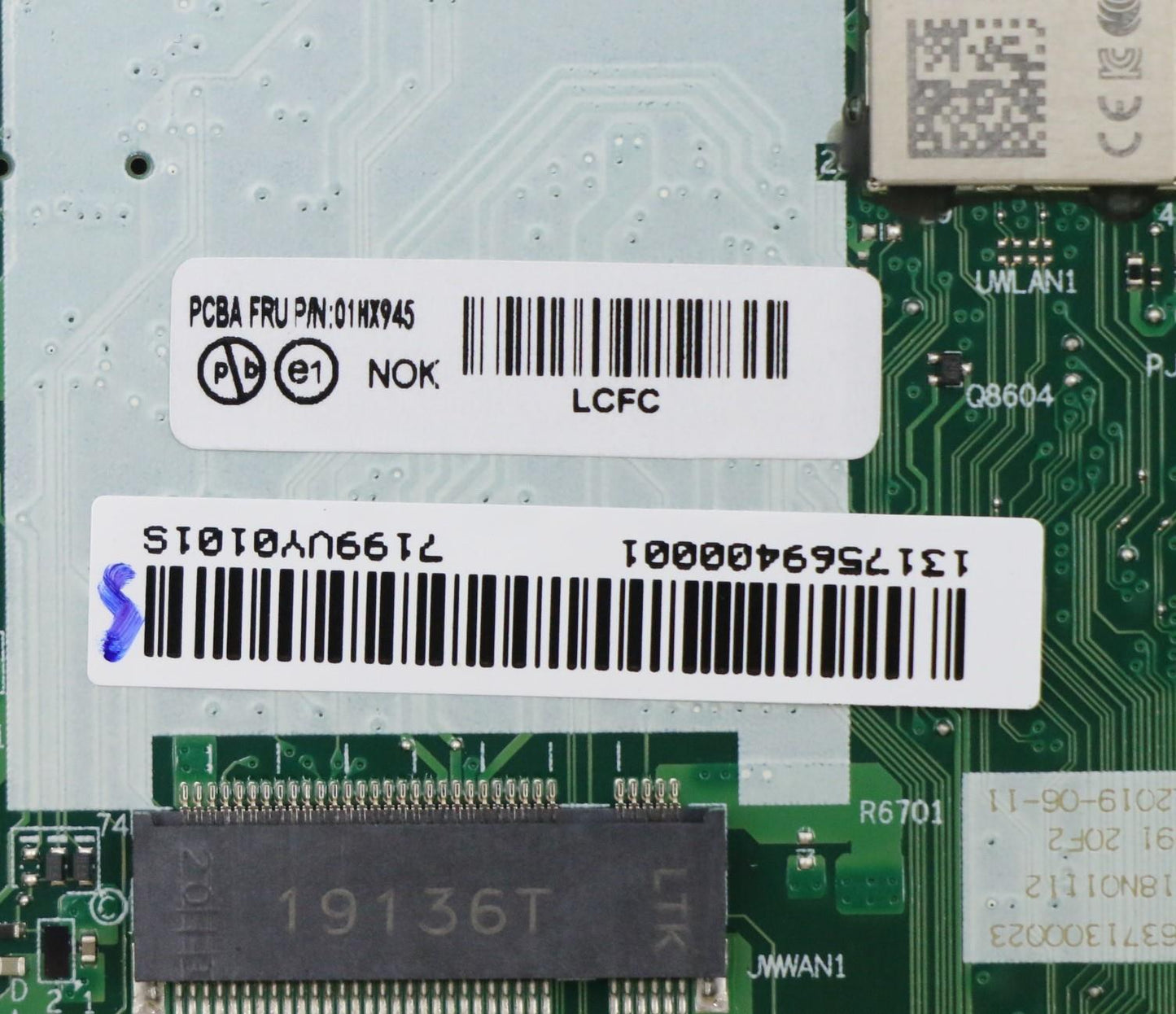 Lenovo Mb Nok,I7-8665U,8Gb,Ya,N-Tpm - 01HX945