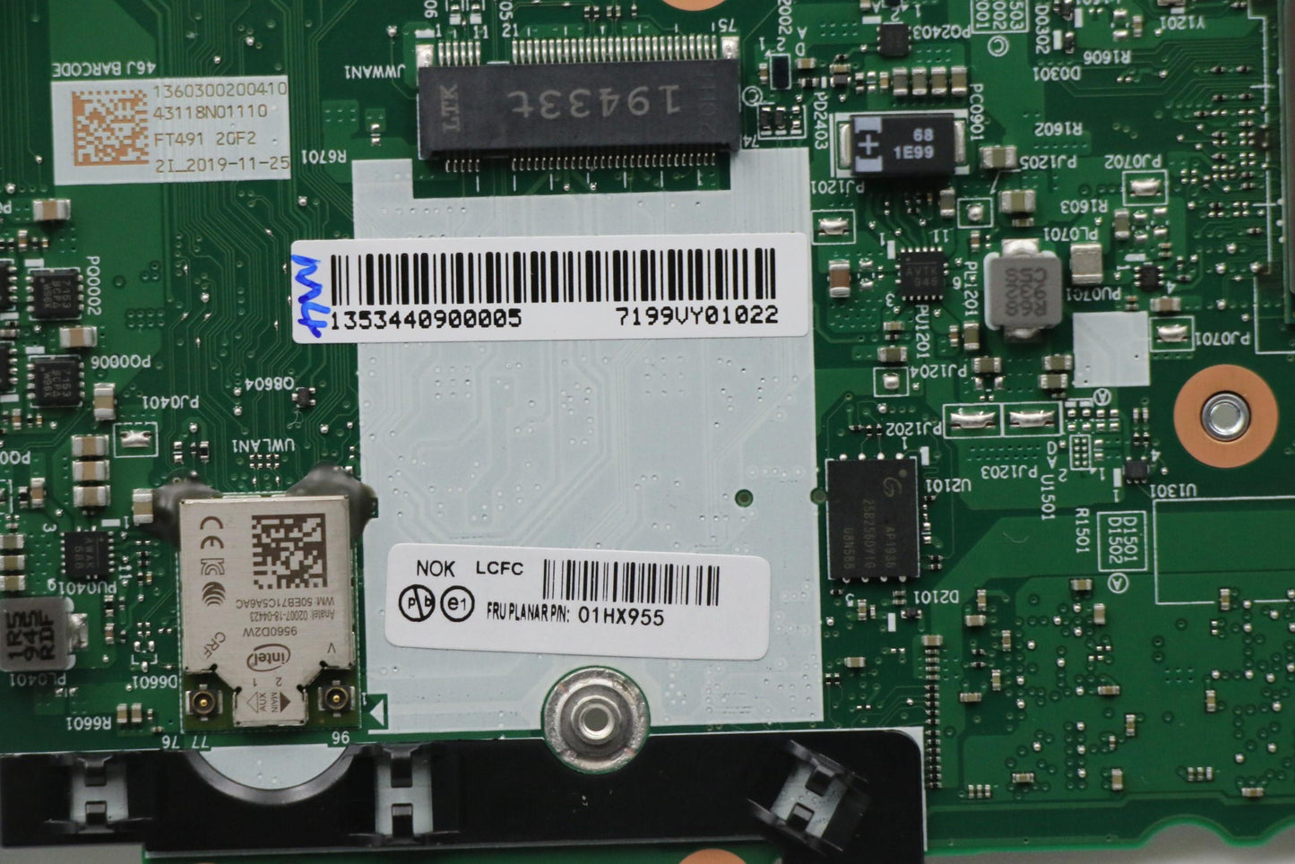 Lenovo Mb Nok,I7-8665U,32Gb,Ya,Yt,Dt2 - 01HX955