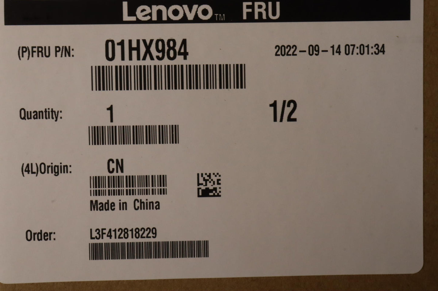 Lenovo C-Cover Blk Fpr Nec - 01HX984