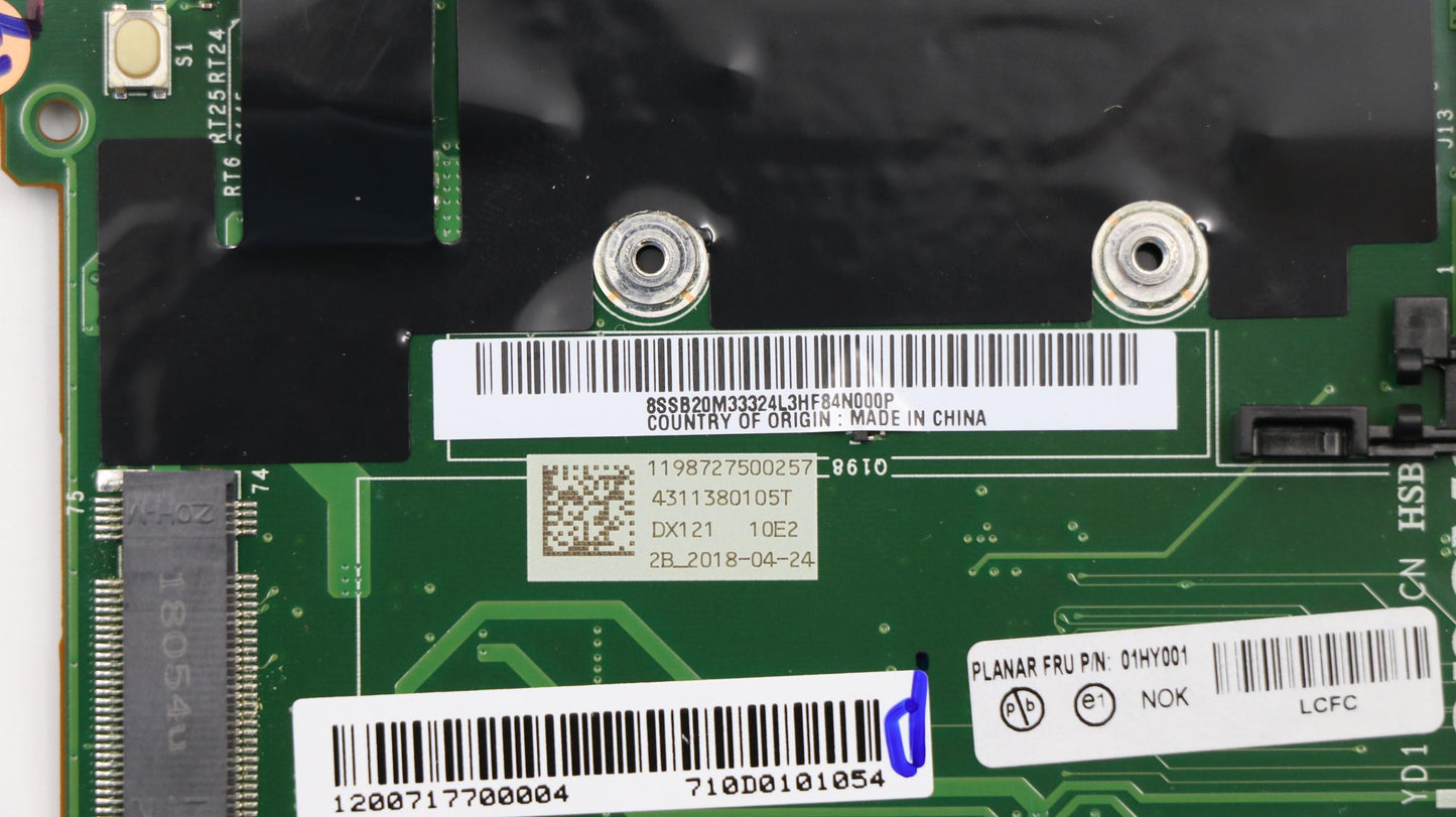 Lenovo Nok, I7-6500U, Skl, 8Gb, Y-Tpm - 01HY001