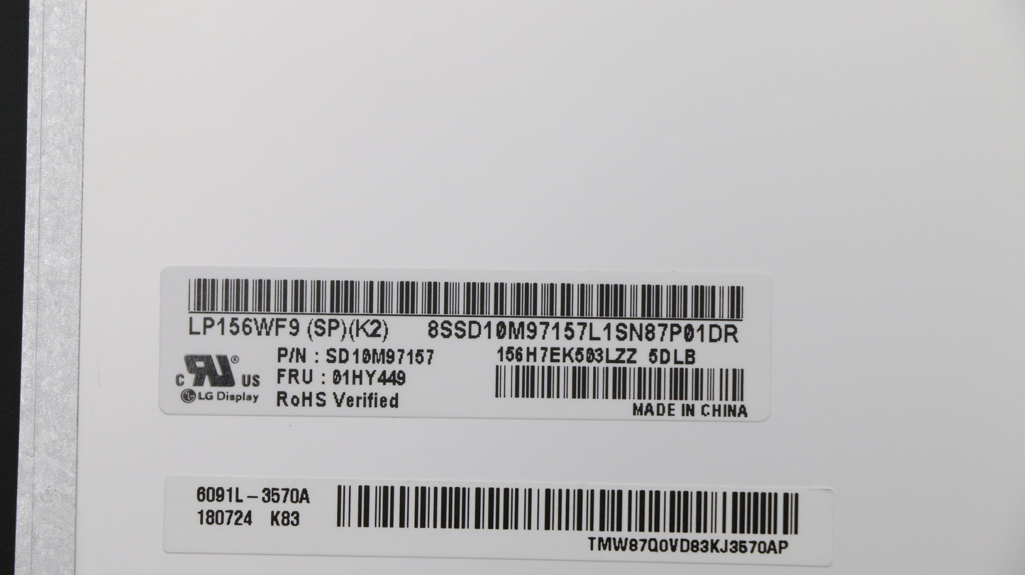 Lenovo Lgd 15Fhd Ips Ag250Nit - 01HY449