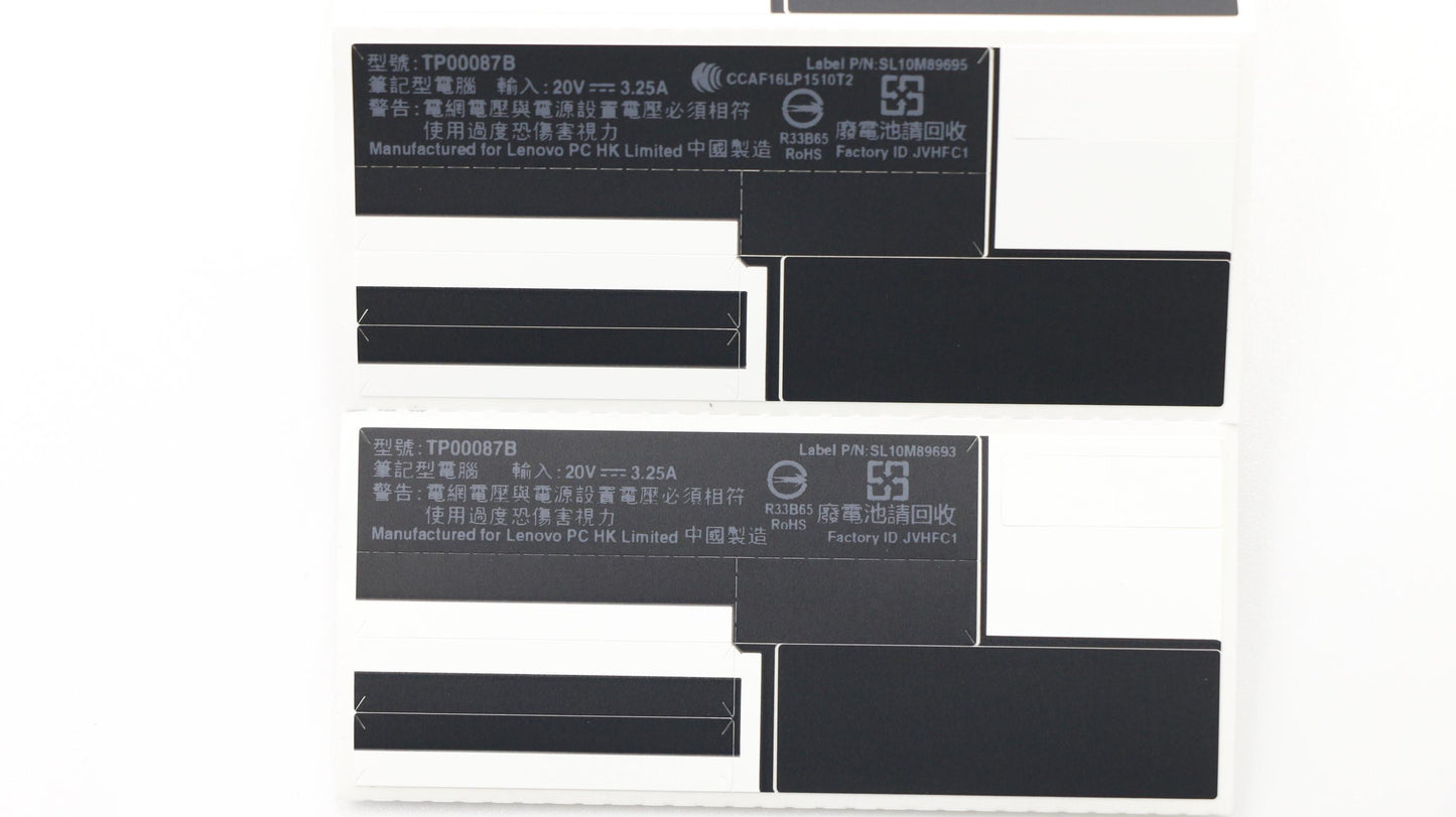 Lenovo Fru Label Kits - 01HY464