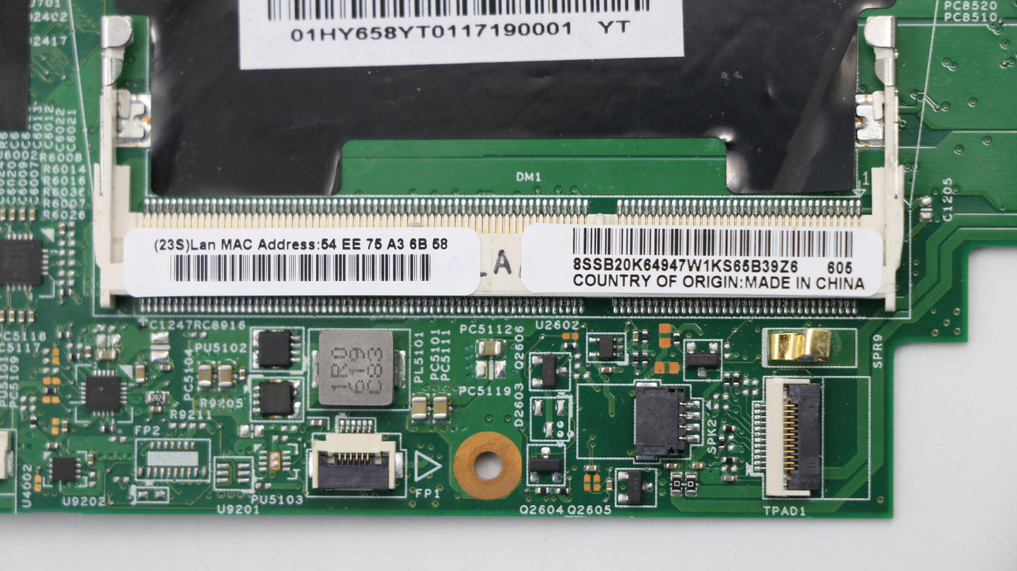 Lenovo Lcl-1 Mb Nok I7-6600U Uma Yt Y - 01HY658